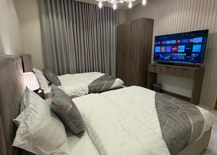 شقة أنيقة بتصميم فندقي حديث